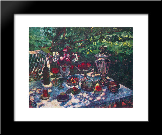 Uncleared Table 20x24 Black Modern Wood Framed Art Print Poster by Mashkov, Ilya