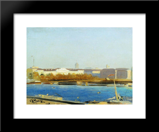 Admiralty 20x24 Black Modern Wood Framed Art Print Poster by Repin, Ilya