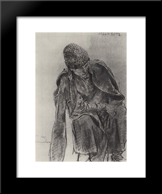 Andriy Kot 20x24 Black Modern Wood Framed Art Print Poster by Repin, Ilya