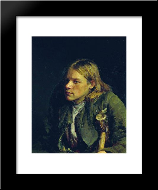 Hunchback 1 20x24 Black Modern Wood Framed Art Print Poster by Repin, Ilya