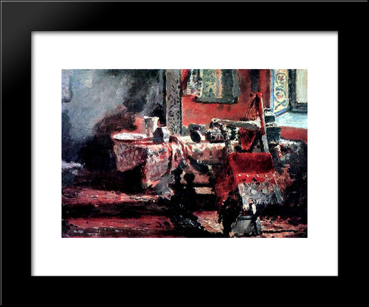 Interior (Etude) 20x24 Black Modern Wood Framed Art Print Poster by Repin, Ilya