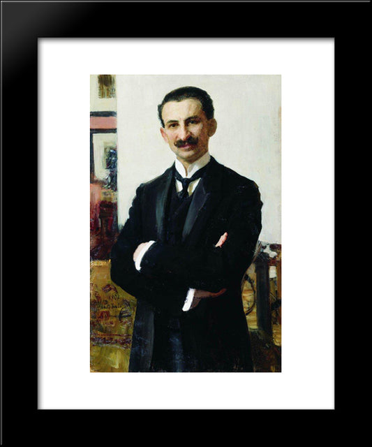 Portrait Of G.I. Shoofs 20x24 Black Modern Wood Framed Art Print Poster by Repin, Ilya