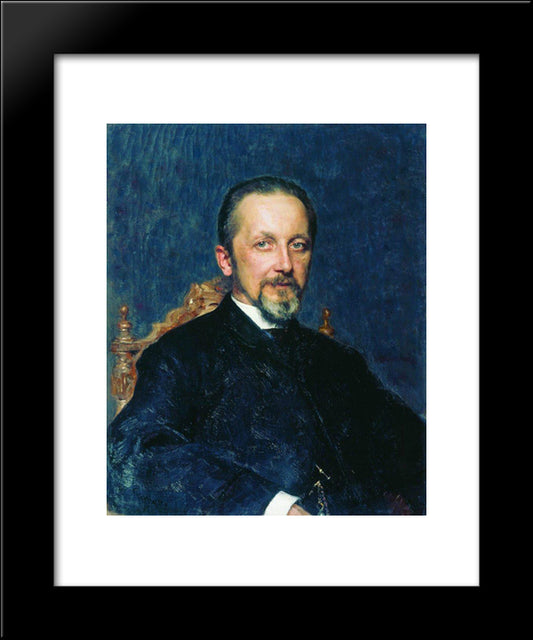 Privy Councillor 20x24 Black Modern Wood Framed Art Print Poster by Repin, Ilya