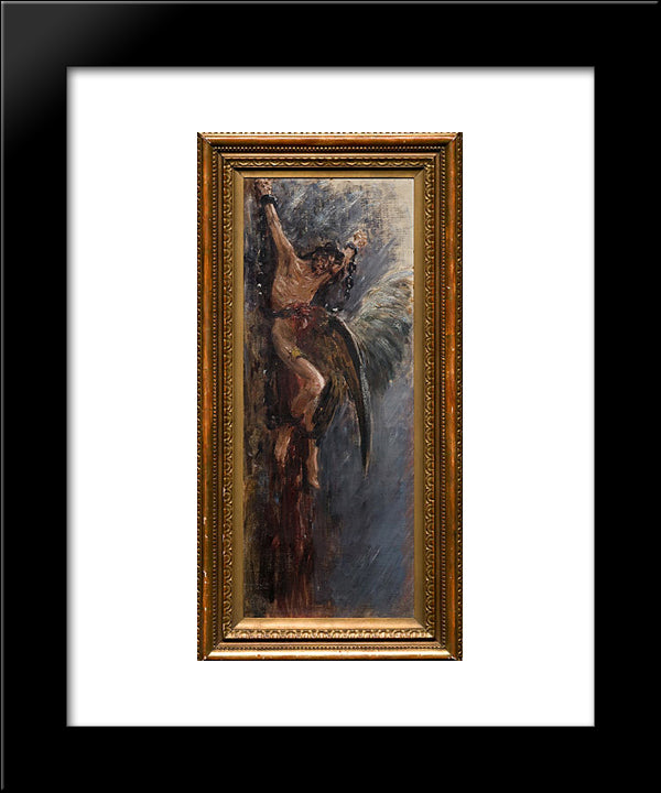 Prometheus 20x24 Black Modern Wood Framed Art Print Poster by Repin, Ilya