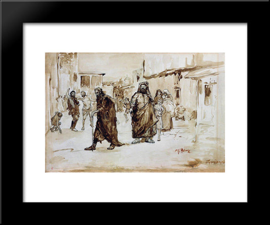 Prophet 20x24 Black Modern Wood Framed Art Print Poster by Repin, Ilya