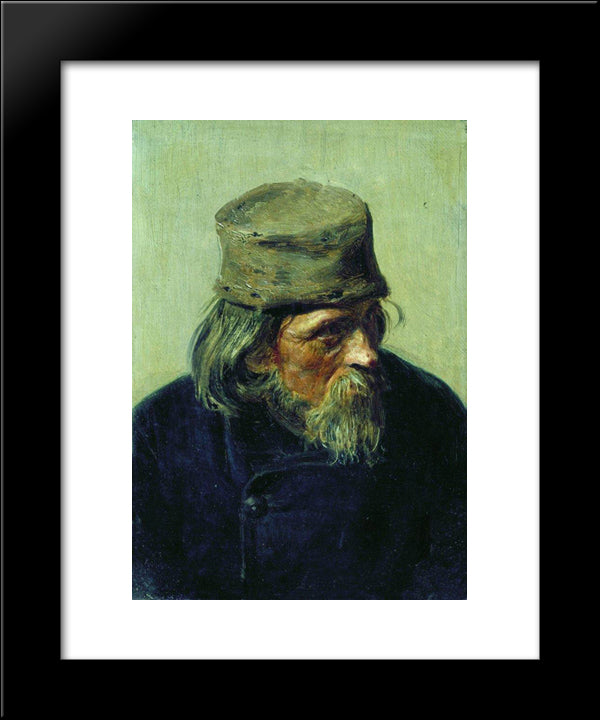 Seller Of Student Works At The Academy Of Arts 20x24 Black Modern Wood Framed Art Print Poster by Repin, Ilya