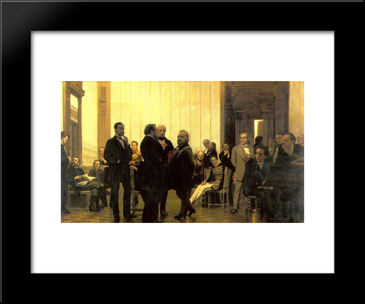 Slavic Composers 20x24 Black Modern Wood Framed Art Print Poster by Repin, Ilya