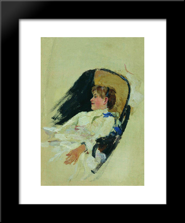 Vera Shevtsova 20x24 Black Modern Wood Framed Art Print Poster by Repin, Ilya