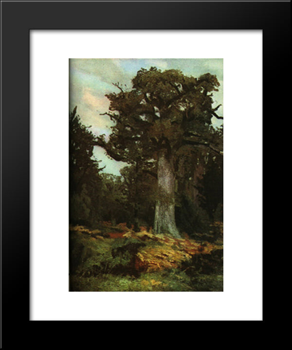 The Oak 20x24 Black Modern Wood Framed Art Print Poster by Andreescu, Ion