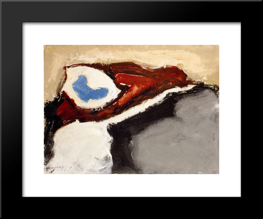 Peisaj De Litoral 20x24 Black Modern Wood Framed Art Print Poster by Pacea, Ion