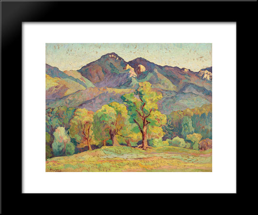 Piatra Craiului 20x24 Black Modern Wood Framed Art Print Poster by Theodorescu Sion, Ion