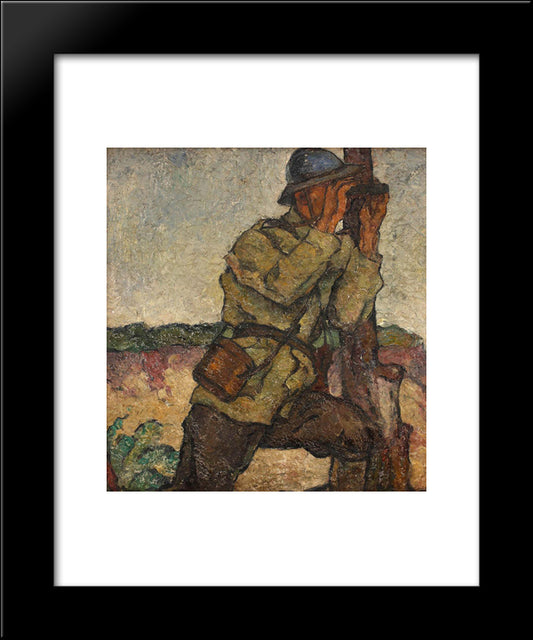 Scout 20x24 Black Modern Wood Framed Art Print Poster by Theodorescu Sion, Ion