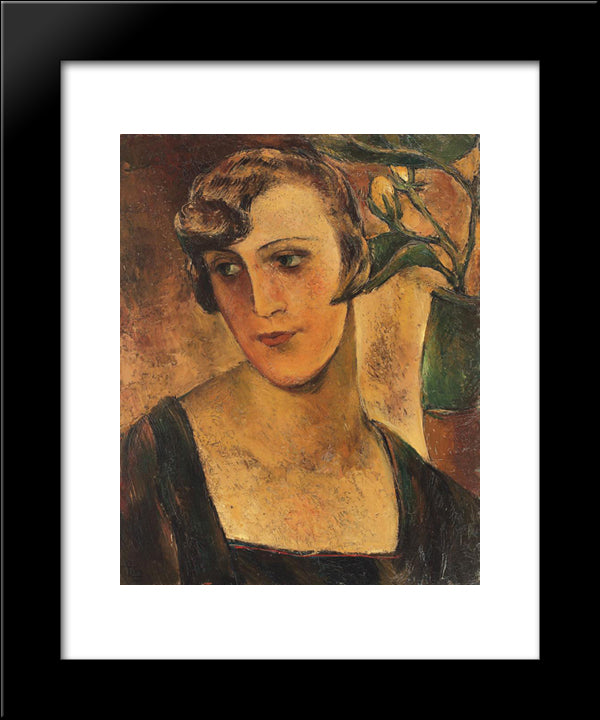 The Artist 20x24 Black Modern Wood Framed Art Print Poster by Theodorescu Sion, Ion