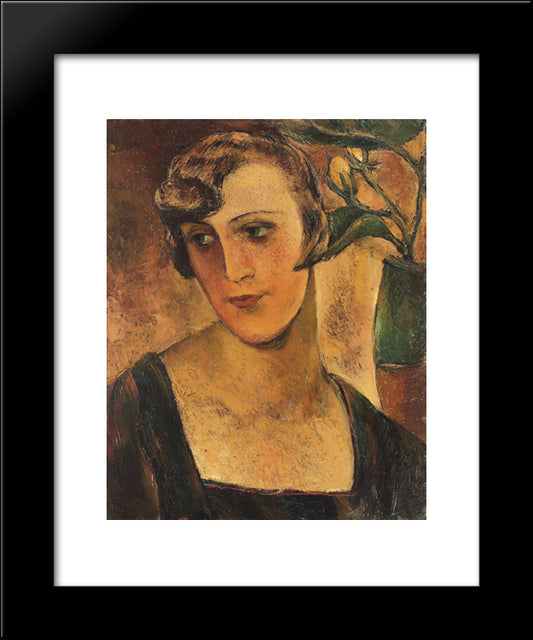 The Artist 20x24 Black Modern Wood Framed Art Print Poster by Theodorescu Sion, Ion