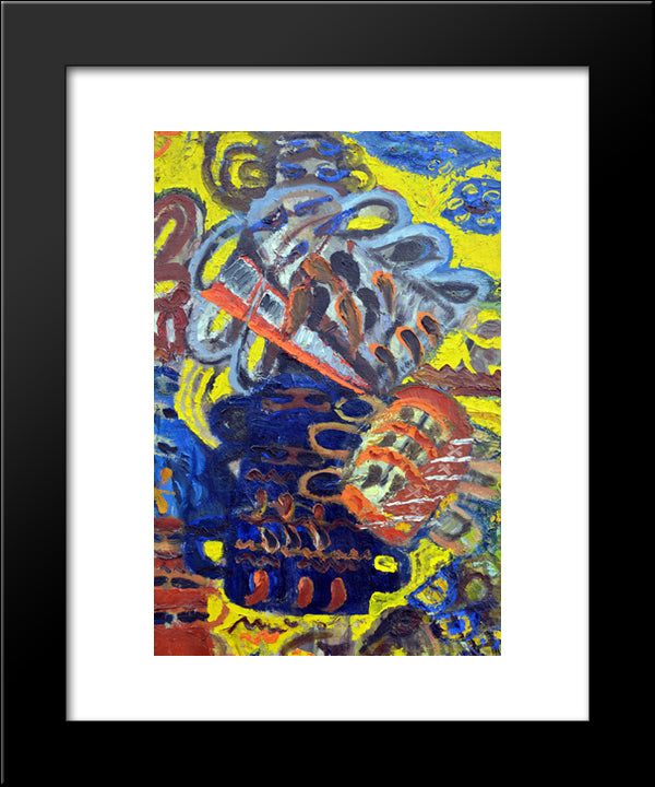 Apocalypse 20x24 Black Modern Wood Framed Art Print Poster by Tuculescu, Ion