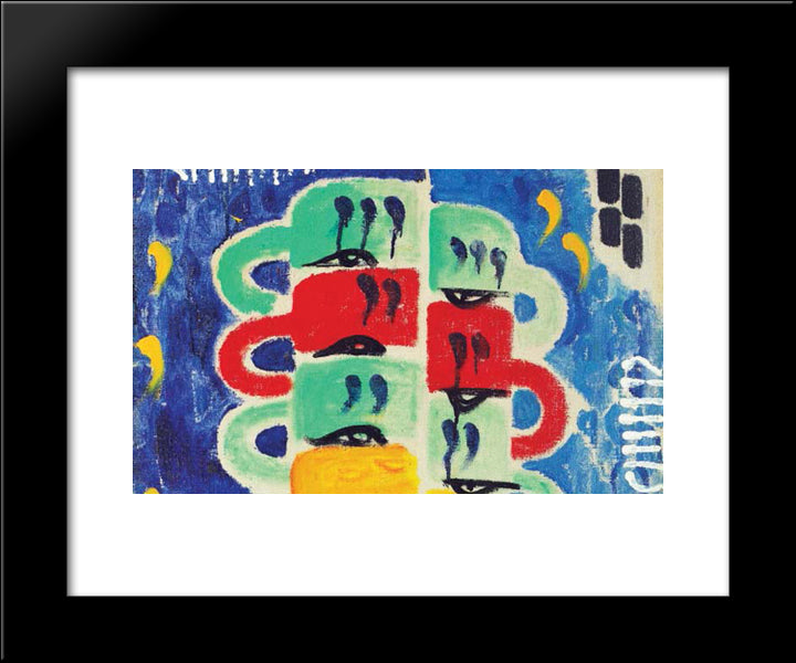 Drift 20x24 Black Modern Wood Framed Art Print Poster by Tuculescu, Ion