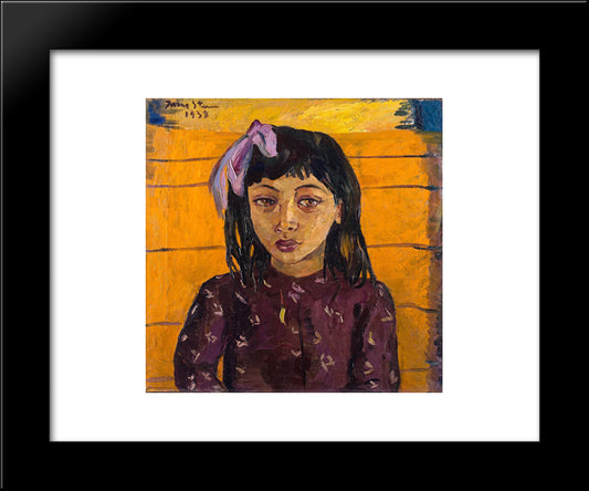 Malay Girl 20x24 Black Modern Wood Framed Art Print Poster by Stern, Irma