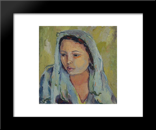 The Bride 20x24 Black Modern Wood Framed Art Print Poster by Stern, Irma