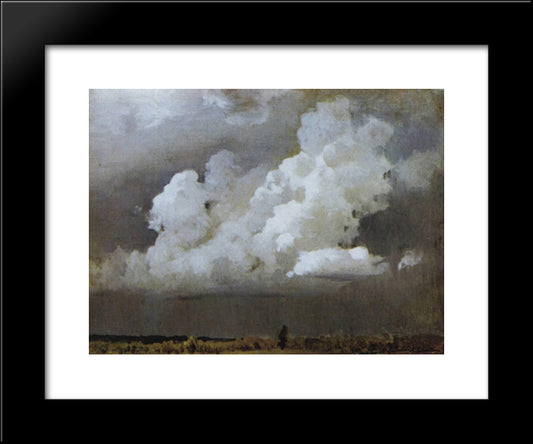 Before The Storm 20x24 Black Modern Wood Framed Art Print Poster by Levitan, Isaac