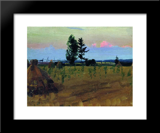 In Plyos 20x24 Black Modern Wood Framed Art Print Poster by Levitan, Isaac