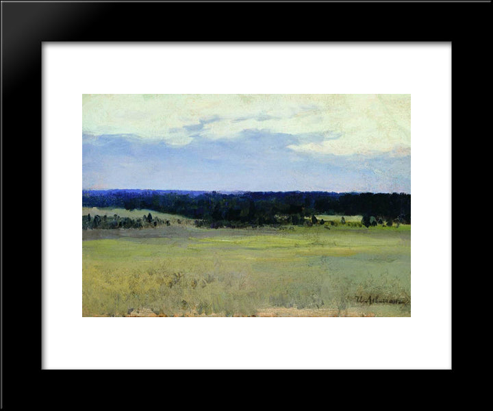 Noon 20x24 Black Modern Wood Framed Art Print Poster by Levitan, Isaac