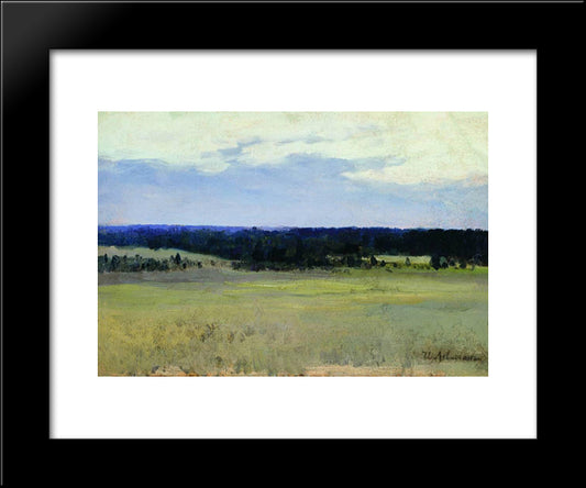 Noon 20x24 Black Modern Wood Framed Art Print Poster by Levitan, Isaac