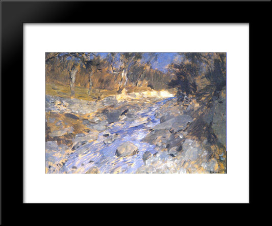 Springtime In The Crimea 20x24 Black Modern Wood Framed Art Print Poster by Levitan, Isaac