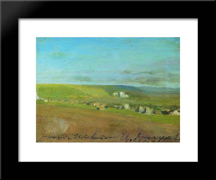 Widely 20x24 Black Modern Wood Framed Art Print Poster by Levitan, Isaac