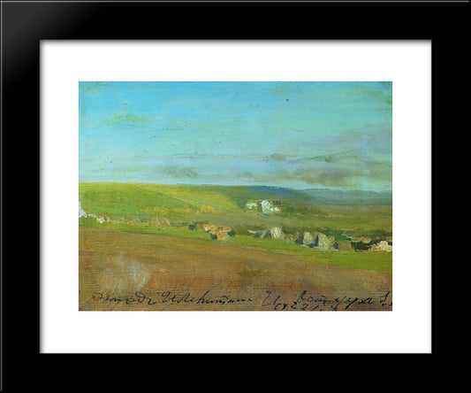 Widely 20x24 Black Modern Wood Framed Art Print Poster by Levitan, Isaac