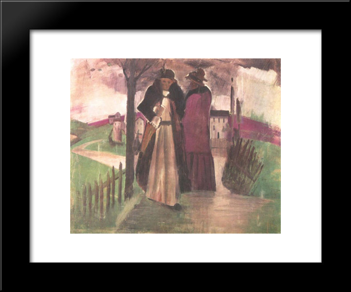 After The Storm 20x24 Black Modern Wood Framed Art Print Poster by Farkas, Istvan