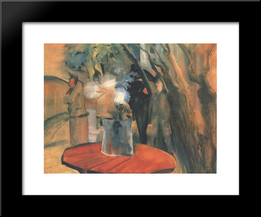 Has Anything Happened 20x24 Black Modern Wood Framed Art Print Poster by Farkas, Istvan
