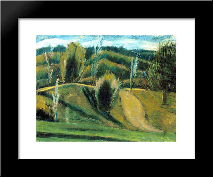 Autumn In Bakony 20x24 Black Modern Wood Framed Art Print Poster by Nagy, Istvan