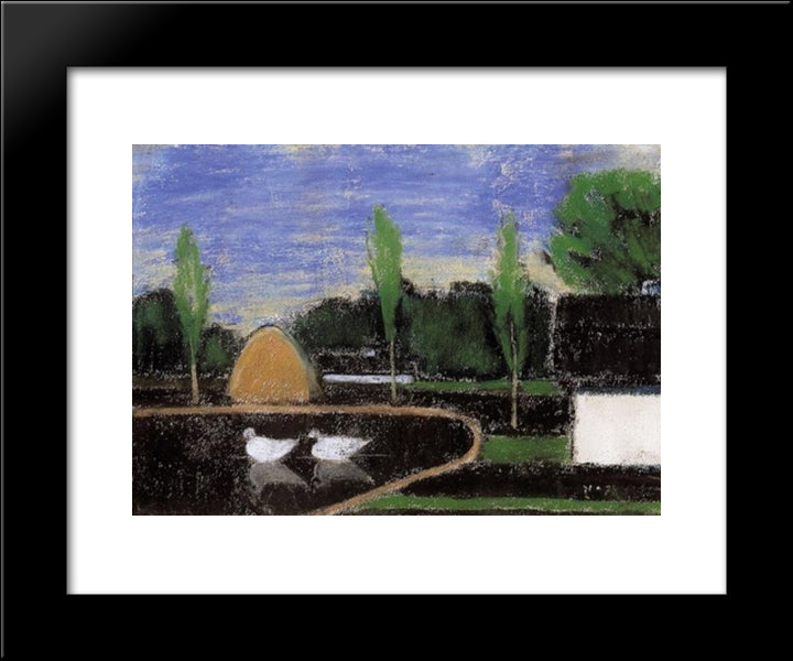 Landscape 20x24 Black Modern Wood Framed Art Print Poster by Nagy, Istvan