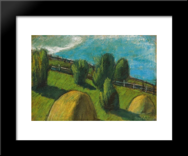 Ricks 20x24 Black Modern Wood Framed Art Print Poster by Nagy, Istvan
