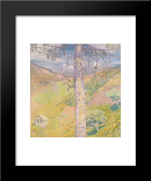 Larch 20x24 Black Modern Wood Framed Art Print Poster by Grohar, Ivan