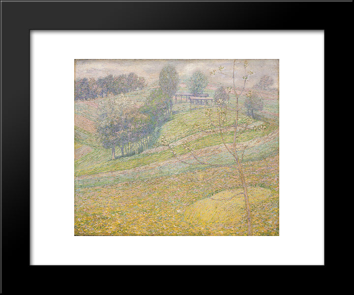 Spring 20x24 Black Modern Wood Framed Art Print Poster by Grohar, Ivan