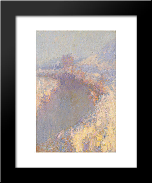 View From My Window 20x24 Black Modern Wood Framed Art Print Poster by Grohar, Ivan