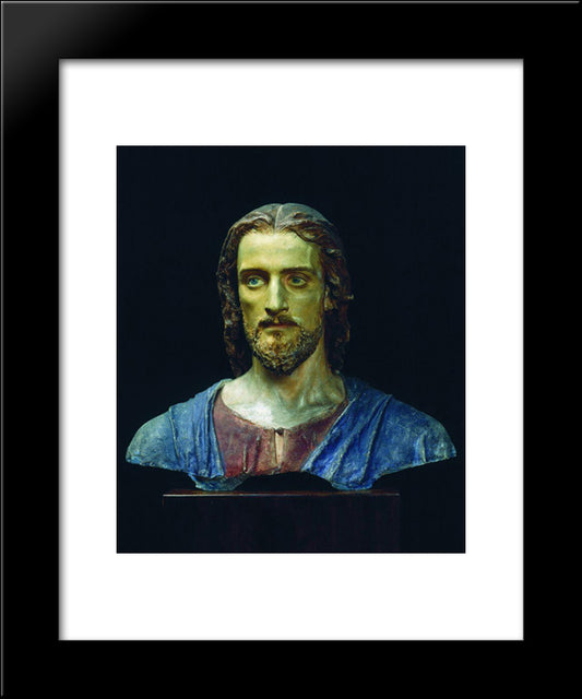 Christ 20x24 Black Modern Wood Framed Art Print Poster by Kramskoy, Ivan