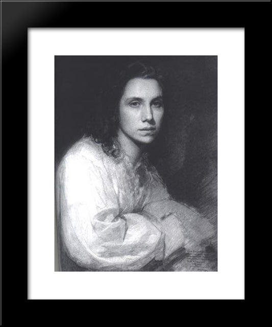 Sophia 20x24 Black Modern Wood Framed Art Print Poster by Kramskoy, Ivan