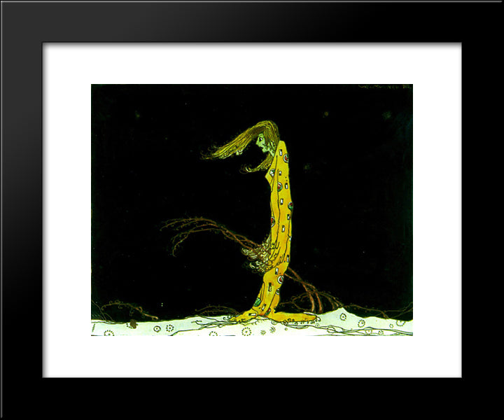Unknown Title 20x24 Black Modern Wood Framed Art Print Poster by Milev, Ivan