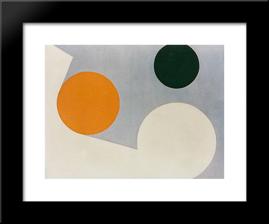 Formas 20x24 Black Modern Wood Framed Art Print Poster by Serpa, Ivan
