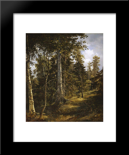 Covert 20x24 Black Modern Wood Framed Art Print Poster by Shishkin, Ivan