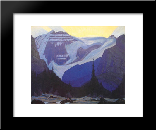 Early Morning, Rocky Mountains 20x24 Black Modern Wood Framed Art Print Poster by MacDonald, J. E. H.