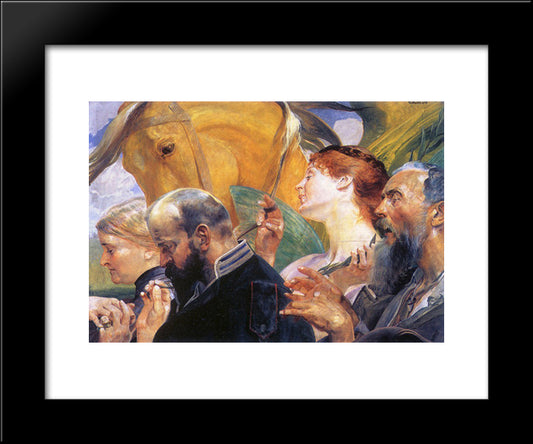 Art 20x24 Black Modern Wood Framed Art Print Poster by Malczewski, Jacek