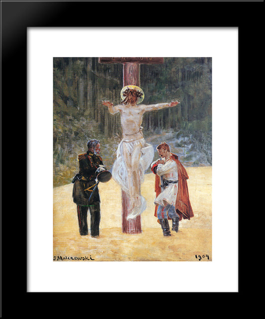 Reconciliation 20x24 Black Modern Wood Framed Art Print Poster by Malczewski, Jacek