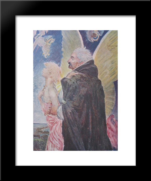 Severus 20x24 Black Modern Wood Framed Art Print Poster by Malczewski, Jacek