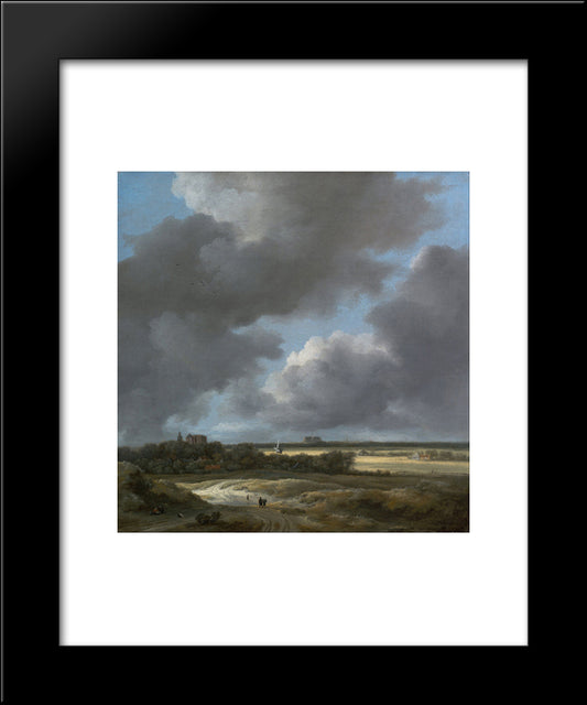 View Of Alkmaar 20x24 Black Modern Wood Framed Art Print Poster by van Ruisdael, Jacob Isaakszoon