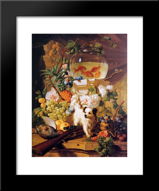 Stil Life 20x24 Black Modern Wood Framed Art Print Poster by van Strij, Jacob