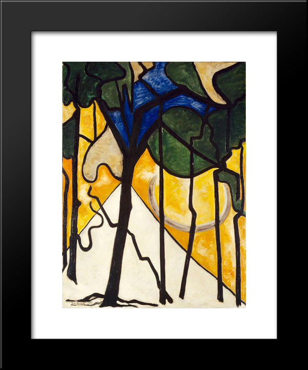 Bild No. 41 20x24 Black Modern Wood Framed Art Print Poster by Heemskerck, Jacoba van