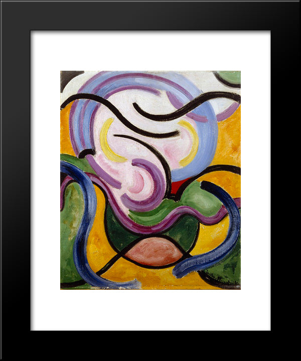 Bild No. 84 20x24 Black Modern Wood Framed Art Print Poster by Heemskerck, Jacoba van